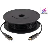 Aten VE7834A Câble optique True 4K HDMI 60m - Câble - Numérique/Affichage/Vidéo (60 m), Câble vidéo, Noir