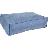Duvo+ Matelas pour chien Duvo+ Textura Eco rectangulaire bleu, taille : L