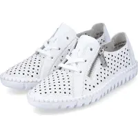 Rieker Chaussure à lacets blanc