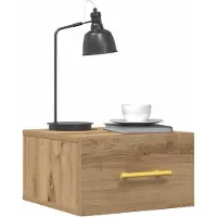Syfax Cabinet de chevet 2 pcs Chêne artisanal 35 x 35 x 20 cm