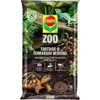 Compo Substrat pour tortues et terrariums 0-2 mm brun, 10 L, terreau pour tortues