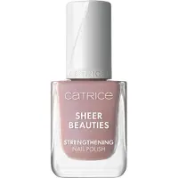 Catrice Sheer Beauties Strengthening Nail Polish Vernis À Ongles Fortifiant Teinte 070 Dusty Romance 10.5 Ml