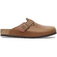 Birkenstock Mule 'Boston Leoi' cognac