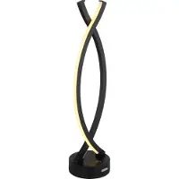 Globo Lampe de table sans fil avec batterie Touch Dimmer Lampe de table à intensité variable noire 58457S