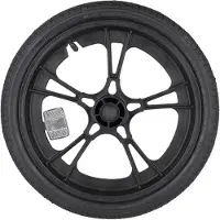 Xlc Bs-x152 16´´ Cargo/pet Trailer Dog Trailer Noir Garçon