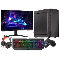 VIST SOLID PC Gaming Ryzen 5 8600G AI - RAM 32Go - AMD Radeon 760M - SSD 1 To - WIFI - LCD 24 180Hz - Windows 10 Pro