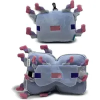 Adlibris Oreiller de voyage Axolotl Minecraft avec masque pour les yeux