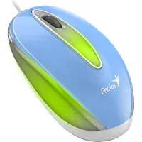Genius DX-Mini Baby Blue/ filaire/ 1000 ppp/ USB/ bleu/ RGB LED