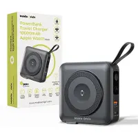 Mobile Origin PBT-03L-BLK, 10 000 mAh, lithium-polymère (LiPo), Power Delivery, Quick Charge, recharge sans fil, 3,85 V, noir