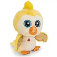 Nici Peluche GLUBSCHIS Oiseau Sunita pendentif jaune 15 cm