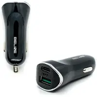 Beline Ład. Seul. 1Xusb A 1Xusb-C 5A 30W Noir/Noir (Tête seule)