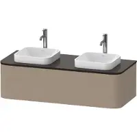Duravit Happy D.2 Plus Meuble sous-vasque sur console suspendu, 1300x550 mm, 1 tiroir, pour vasque à poser, HP4943B7575