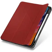 Uniq Étui pour iPad Air 10.9 Transforma Antimicrobien Rouge