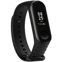 Beline pasek Mi Band 7/6/5 czarny/black ver2 (Plastique, Silicone), Sangles de montre, Noir