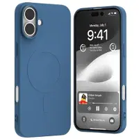 Mercury Semi-silicone MagSafe Series (Apple iPhone 16 Plus), Coque pour téléphone portable, Bleu