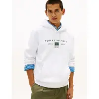 Tommy Hilfiger Sweat-shirt 'Brand Love' bleu marine / vert / rouge / blanc