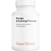 SuperSmart Borage & Evening Primrose Dietary Supplement - 120 softgels