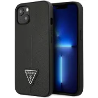 GUESS Guhcp13spsatlk Iphone 13 Mini 5.4 Saffianotriangle Phone Case Clair