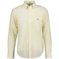 Gant Reg Stripe Long Sleeve Shirt Jaune L Homme