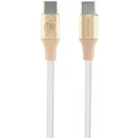 GUESS Gucclalrgdd Kabel Usb-C - Usb-C1.5M Fast Charging Złoty/Light Gold Ebossed Logo
