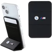 BMW Portefeuille Card Slot Stand BMWCSMMPGK czarny/black MagSafe M Edition Collection (Apple iPhone X), Coque pour téléphone portable, Noir