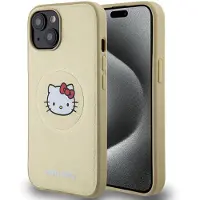 Hello Kitty Hkhmp14spghckd Iphone 14.15.13 6.1 Leather Kitty Head Phone Case Clair