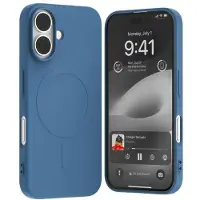 Mercury Semi-silicone MagSafe Series (Apple iPhone 16), Coque pour téléphone portable, Bleu