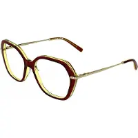 Longchamp Lunettes de Vue LO2800 56/17/140 Transparent burgundy/yellow Acetate WOMAN LO2800
