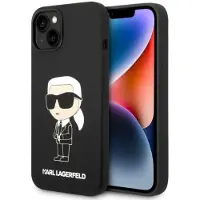 Karl Lagerfeld Étui MagSafe noir pour iPhone 14 Plus