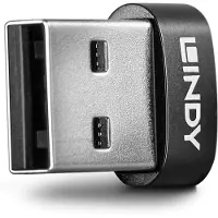 Lindy 41884 changeur de genre de câble USB Type-A USB Type-C Noir
