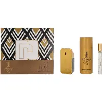 Paco Rabanne Edt Spray 50ml/Deo Spray 150ml/Edt Spray 10ml 1 Million Giftset
