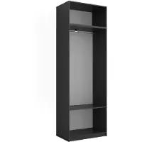 Vicco Armoire Elmo Anthracite 80x40cm Lot de 2, Model 61343