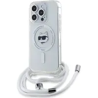 Karl Lagerfeld Étui transparent MagSafe pour iPhone 15 Pro Max de