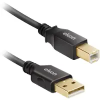 SBS EKON Câble d'imprimante USB type A-B mâle or