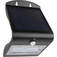 REV Solar LED Butterfly avec détecteur de mouvement 3,2W noir