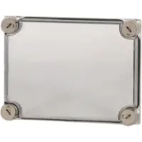 Eaton Couvercle de boîtier D125 D125-CI23 (L x l x H) 25 x 187,5 x 250 mm Transparent Convient à la série (Boîtier), Accessoires électroniques + boîtier, Transparent