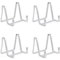 OEM Décorations dorées - 4 pièces - 7,5 cm - métal - plaques dorées