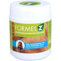 Biokanol Pharma GmbH Formule Z pour chiens : pour un pelage brillant et une peau saine, éloigne les tiques et autres parasites, 550 comprimés