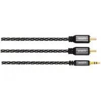 Avinity Câble audio, 2 f. RCA mâles - jack mâle stéréo 3,5 mm, 3,0 m