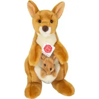 Teddy HERMANN® Teddy Hermann kangourou avec bébé 30 cm kangourou en peluche
