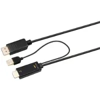 Microconnect HDMI-DP-CON3 Adaptateur de câble vidéo 3 m HDMI type A (standard) DisplayPort Noir (HDMI-DP-CON3)