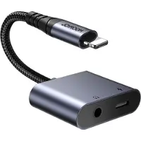 JOYROOM Adaptateur Audio 2W1 Sy-L01 Lightning Do 3.5Mm + Lightning (Czarny)