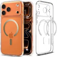 Spigen Coque Ultra Hybrid MagSafe Apple iPhone 17 Pro Max - Clear Gold