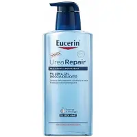 Eucerin UREA REPAIR Gel de Douche Doux 5% Urée 400 ml – Nettoyant hydratant pour peaux sèches et sensibles