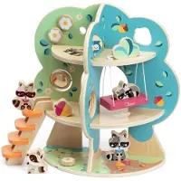 Chicco Artsana My Wood Friends - La cabane dans les arbres des ratons laveurs