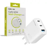 Mobile Origin GaN 40W Wall Charger MO13 1 USB-A + 2 USB-C