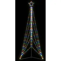 vidaXL Sapin de Noël à LED 615 LED blanc froid 404,5 cm