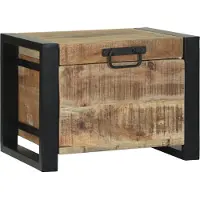vidaXL Coffres de rangement Marron 40 x 30 x 30 cm Bois massif Mango