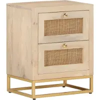 DKD Home Decor Armoire TV 110x30x40 cm en bois massif de mangue et fer