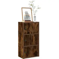 vidaXL Bibliothèque sonoma gris 40x24x77 cm bois d'ingénierie